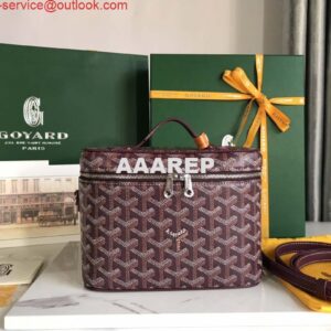 Replica Goyard MUSEVAPMLTY01CL03P Muse Vanity Case PM Bag Wine Red