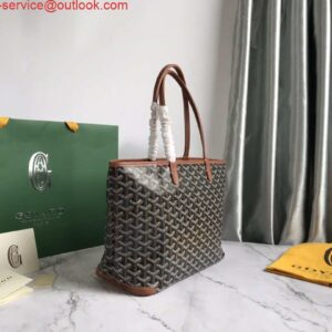 Replica Goyard PMLTY09CL09P Artois PM Bag Brown Black 2