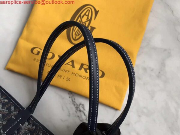 Replica Goyard PMLTY09CL09P Artois PM Bag Navy Blue 8