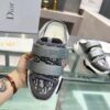 Replica Dior D-Wander Sneakers In Black Camouflage Technical Fabric 2