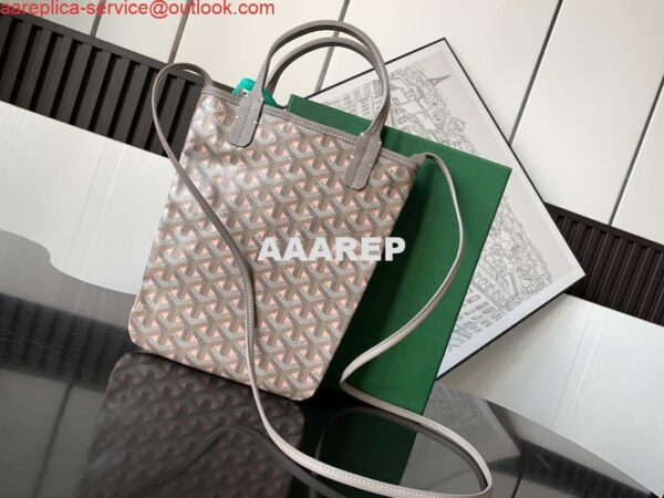 Replica Goyard POICLAPMLTY11CL61P Poitiers Claire Voie Bag Pink & Gray 3