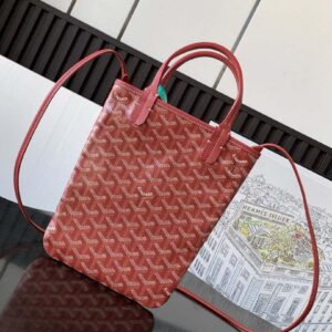 Replica Goyard POICLAPMLTY11CL61P Poitiers Claire Voie Bag Red