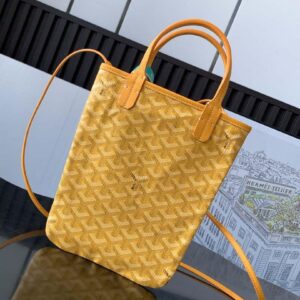 Replica Goyard POICLAPMLTY11CL61P Poitiers Claire Voie Bag Yellow