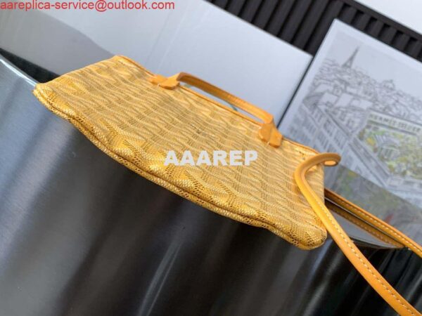 Replica Goyard POICLAPMLTY11CL61P Poitiers Claire Voie Bag Yellow 4