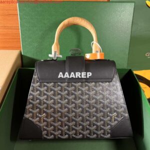 Replica Goyard Sac Saigon Pm Bag BPMLTY07CL07P Black 2