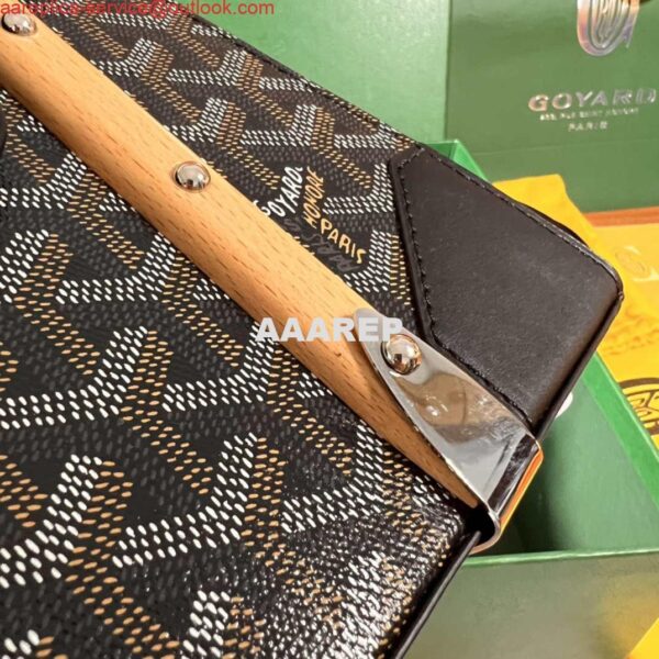 Replica Goyard Sac Saigon Pm Bag BPMLTY07CL07P Black 7