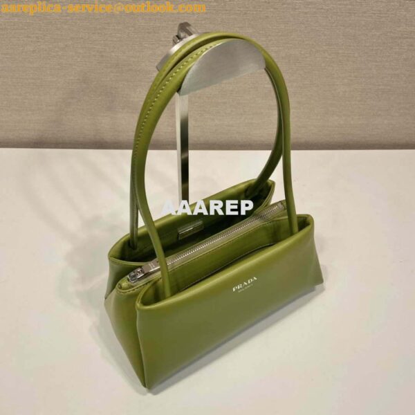 Replica Prada 1BA368 Leather mini-bag Bag Green 4