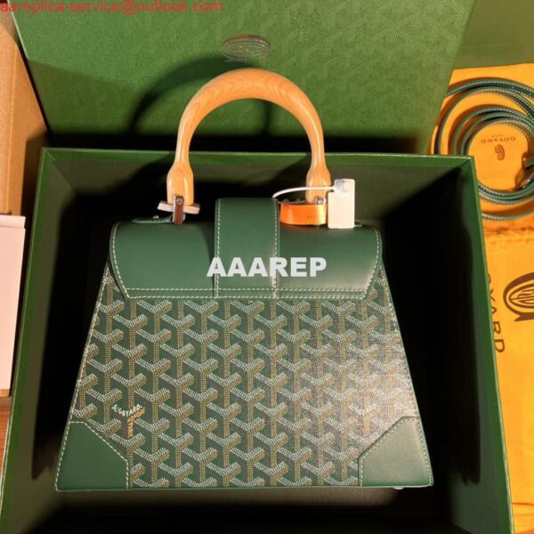 Replica Goyard Sac Saigon Pm Bag BPMLTY07CL07P Green 4