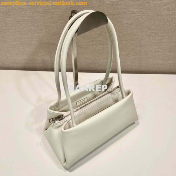 Replica Prada 1BA368 Leather mini-bag Bag White 4