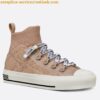 Replica Dior Walk'N'Dior Mid-top Sneakers In White Technical Knit 2