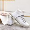 Replica Dior Walk'n'Dior Mid-top Sneakers In Nude Macrocannage Technical Mesh