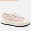 Replica Dior Walk'n'Dior Sneakers In Black Cotton Canvas 2