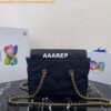 Replica Prada Panier ostrich leather 1BA319 Bag Black 2