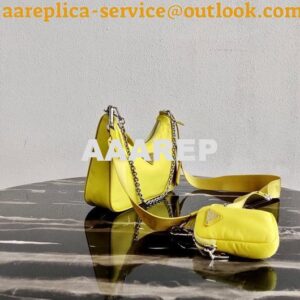 Replica Prada 1BH204 Prada Re-Edition 2005 Nylon Bag Light Yellow