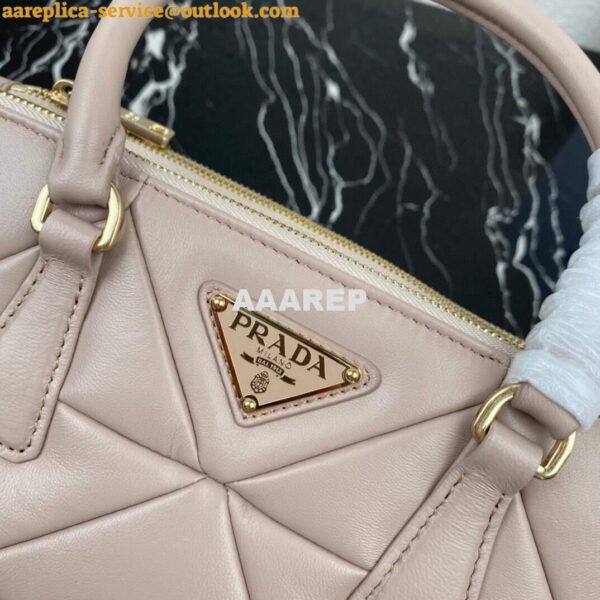 Replica Prada Small Prada Galleria Saffiano Leather bag 1BA863 Apricot 5