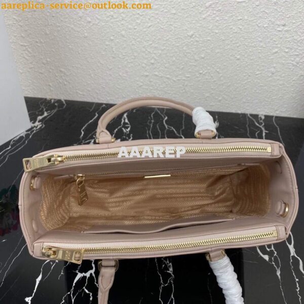 Replica Prada Small Prada Galleria Saffiano Leather bag 1BA863 Apricot 7