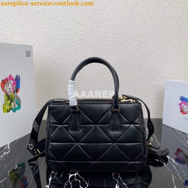 Replica Prada Small Prada Galleria Saffiano Leather bag 1BA863 Black 3