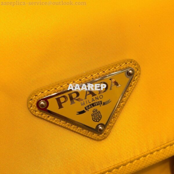 Replica Prada Nylon Cross-Body Bag 1BD334 Yellow 6