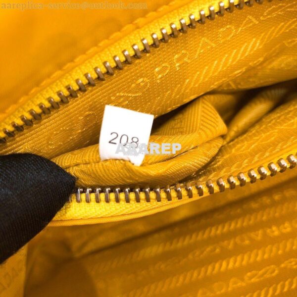 Replica Prada Nylon Cross-Body Bag 1BD334 Yellow 12