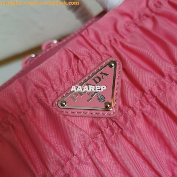Replica Prada Nylon Tote 1BG321 Begonia Pink 3