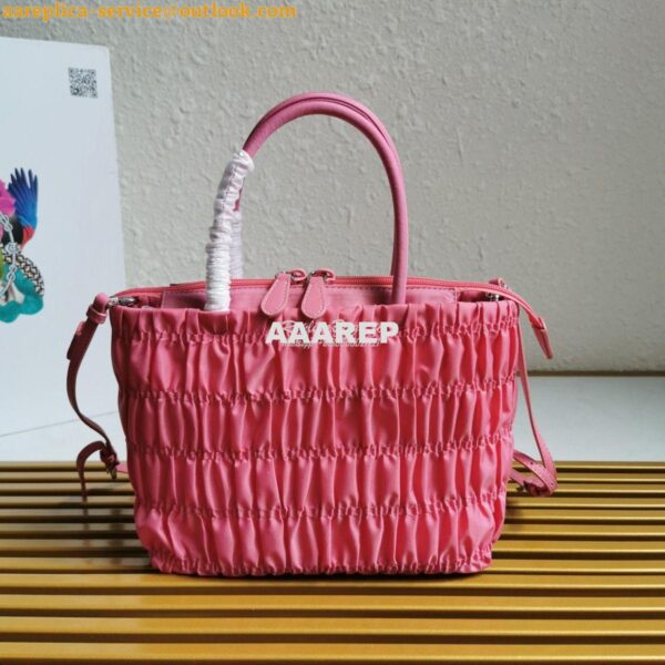 Replica Prada Nylon Tote 1BG321 Begonia Pink 9