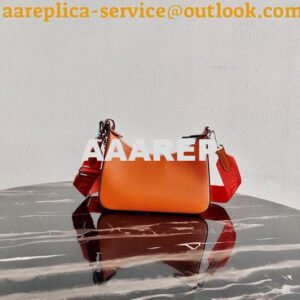 Replica Prada 1BH204 Prada Re-Edition 2005 Saffiano leather Bag in Orange 2