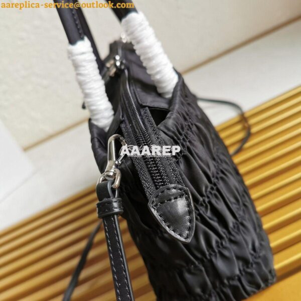 Replica Prada Nylon Tote 1BG321 Black 3