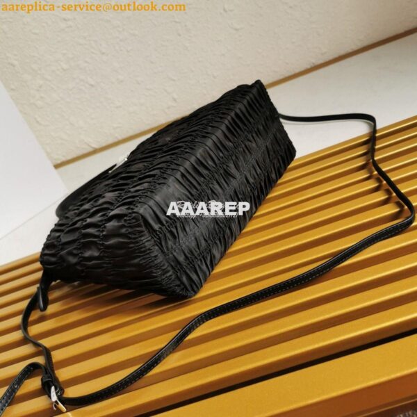 Replica Prada Nylon Tote 1BG321 Black 8