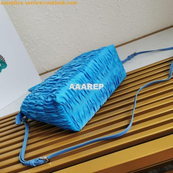 Replica Prada Nylon Tote 1BG321 Periwinkle Blue 3