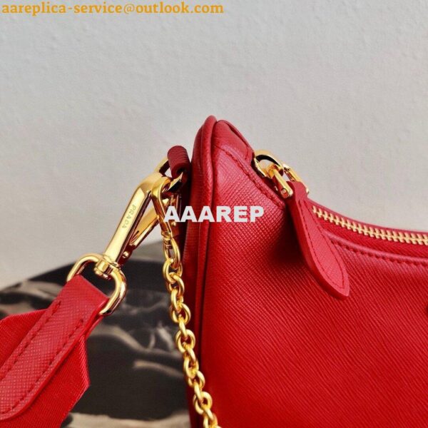 Replica Prada 1BH204 Prada Re-Edition 2005 Saffiano leather Bag in Red 6