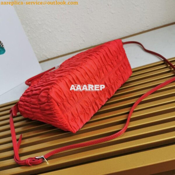 Replica Prada Nylon Tote 1BG321 Red 3