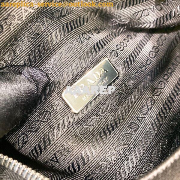 Replica Prada Padded Nappa Leather Handbag 1BA315 Black 10