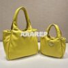 Replica Prada Medium Re-Nylon and brushed leather backpack 1BZ074 2