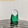 Replica Prada 1NE204 Prada Nylon and Saffiano Leather Mini Bag in Black