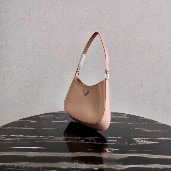 Replica Prada 1BC499 Prada Cleo Brushed Leather Shoulder Bag in Pink 3