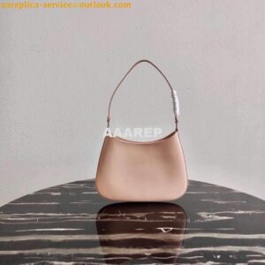 Replica Prada 1BC499 Prada Cleo Brushed Leather Shoulder Bag in Pink 2