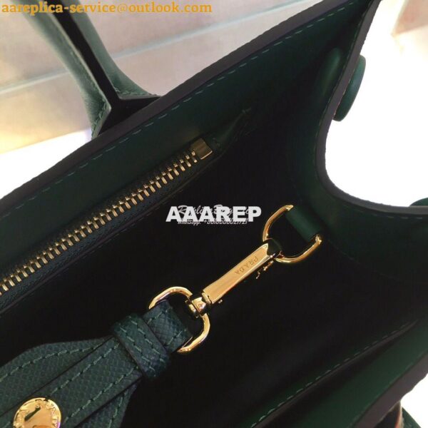 Replica Prada Monochrome Saffiano leather bag 1ba156 Green 5