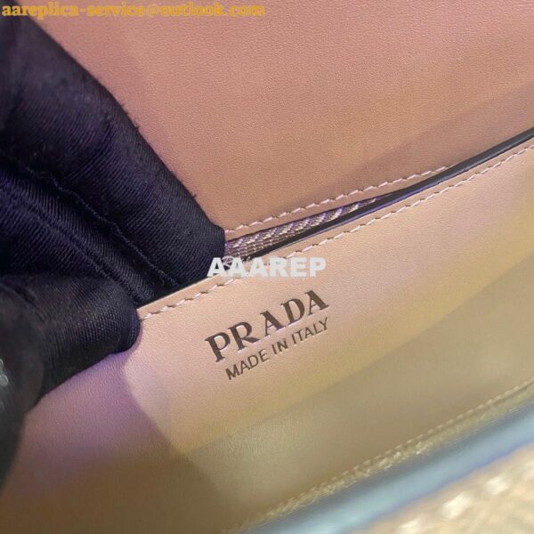 Replica Prada Monochrome Saffiano leather bag 1BD127 Beige 8