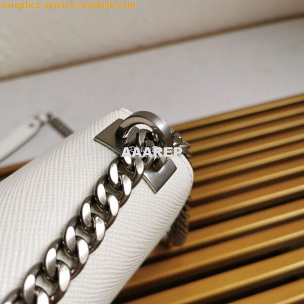 Replica Prada Monochrome Saffiano leather bag 1BD127 White 6