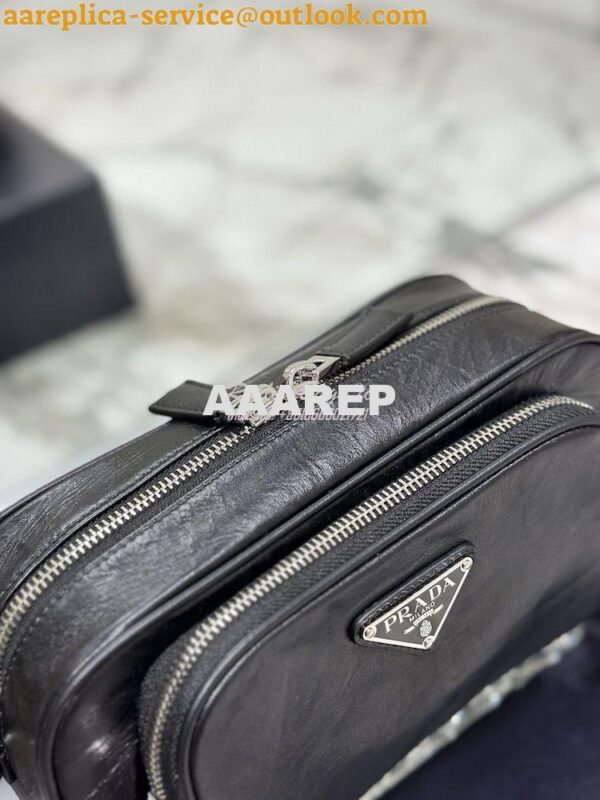 Replica Prada Nappa Antique Leather Multi-pocket Shoulder Bag 1BH198 B 8
