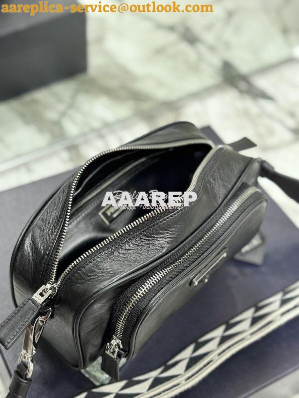 Replica Prada Nappa Antique Leather Multi-pocket Shoulder Bag 1BH198 B 11