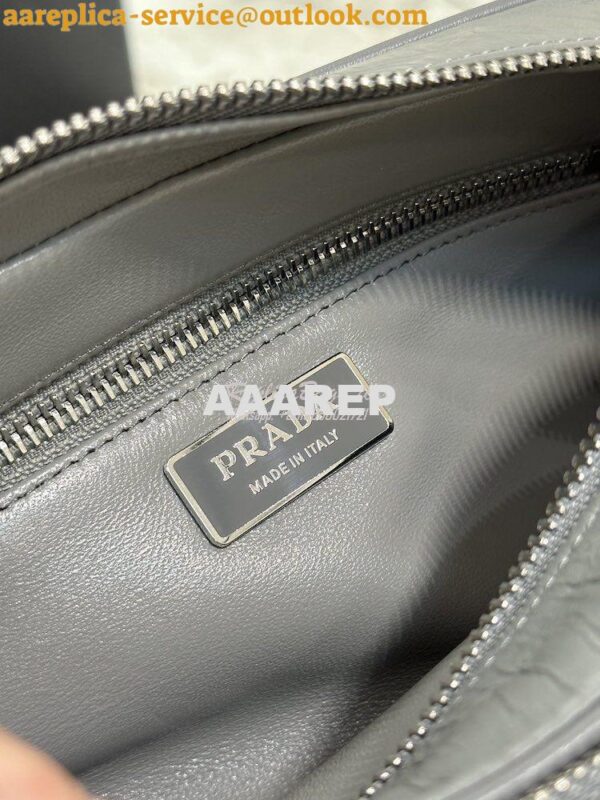Replica Prada Nappa Antique Leather Multi-pocket Shoulder Bag 1BH198 S 12