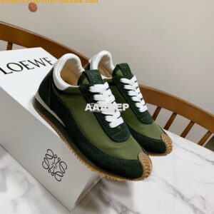 Replica Loewe Flow Runner in Nylon L814282 Green 2