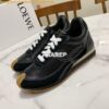 Replica Loewe Flow Runner in Nylon L815282 Black White