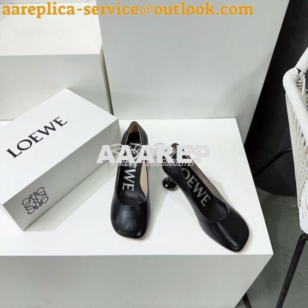 Replica Loewe Toy Pump in goatskin L814S01 7cm 10cm 11