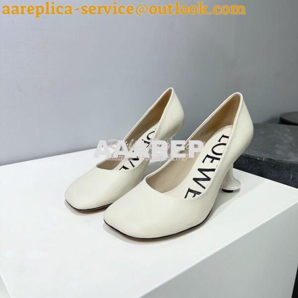 Replica Loewe Toy Pump in goatskin L814S01 7cm 10cm 16