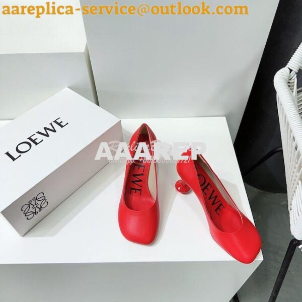 Replica Loewe Toy Pump in goatskin L814S01 7cm 10cm 21