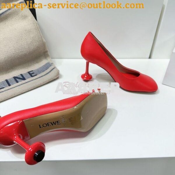 Replica Loewe Toy Pump in goatskin L814S01 7cm 10cm 25