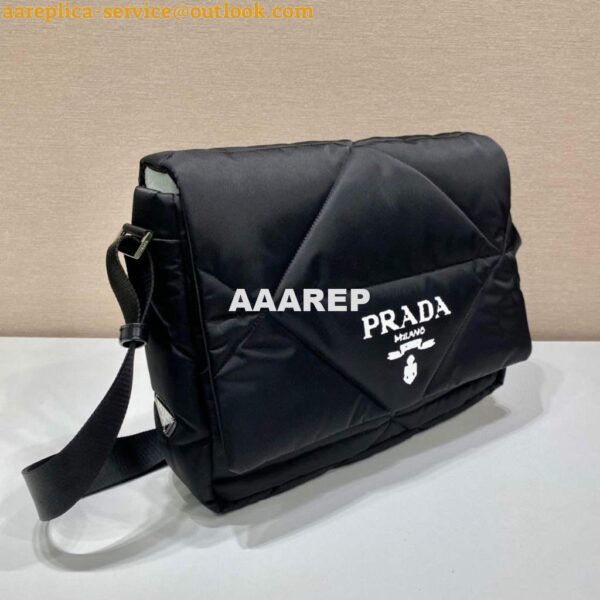 Replica Prada 1BG412 Shoulder bag Black 3