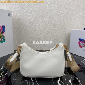 Replica Prada 1BH204 Prada Re-Edition 2005 Saffiano leather Bag in White 2